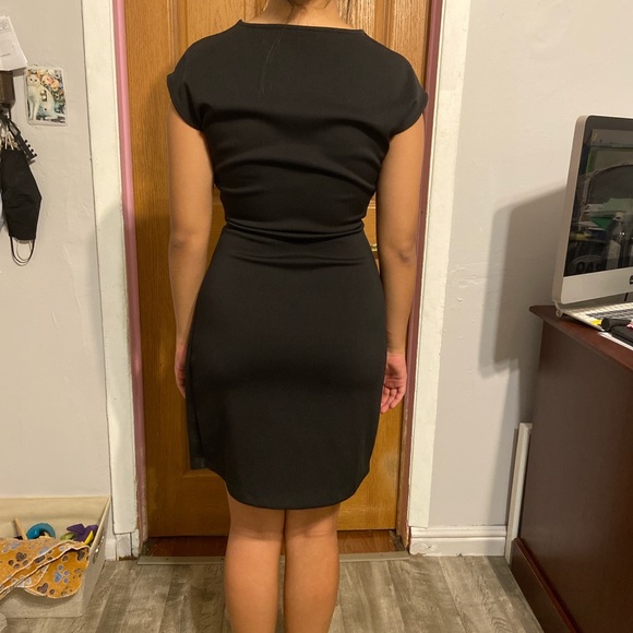 BAR III Black Asymmetrical Dress - Picture 3 of 4